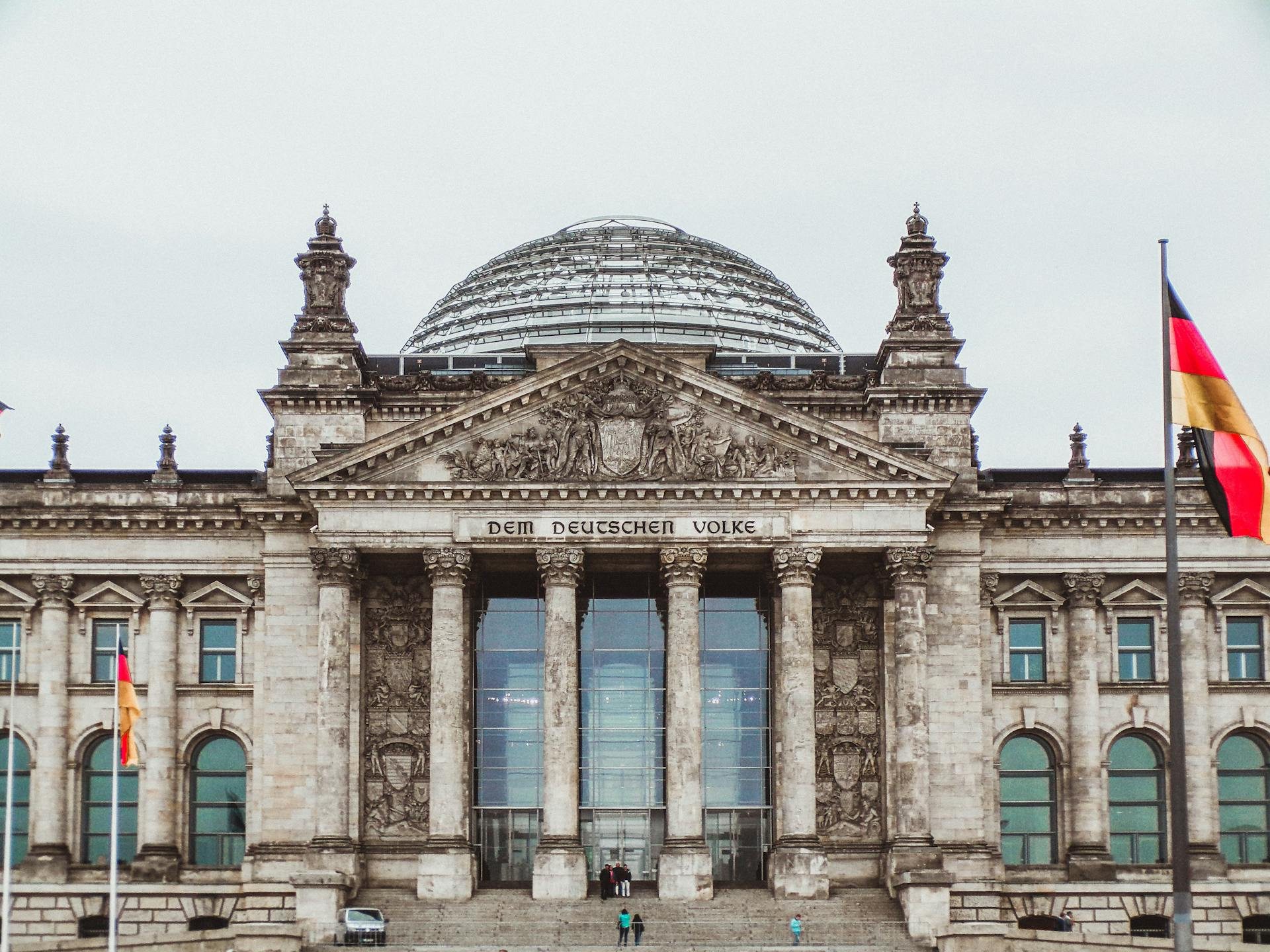 The Reichstag in Berlin, the seat of the German goverment.